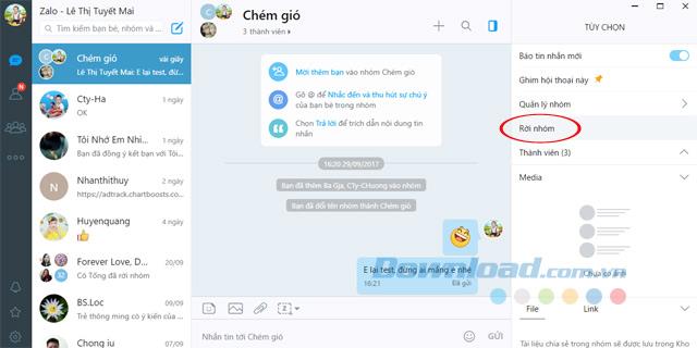 How to create a Zalo chat group on the computer