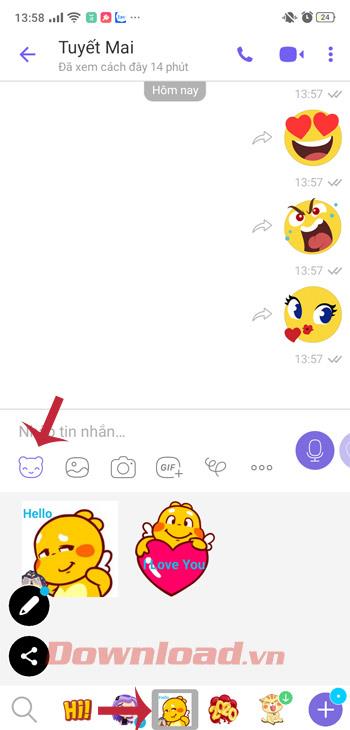 Comment créer des packages dautocollants sur PC et téléphone Viber