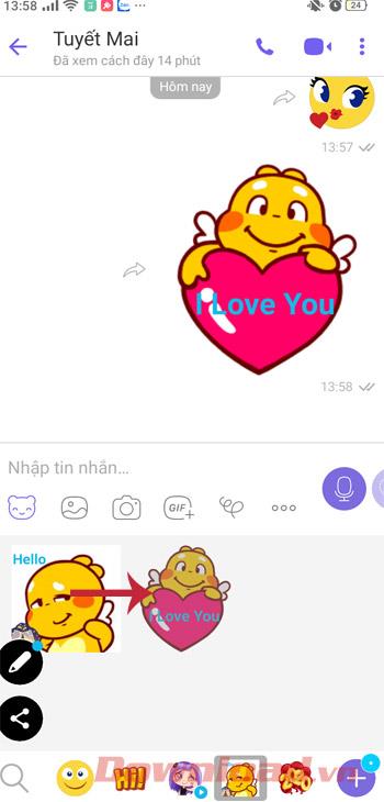 Viber PCと電話でステッカーパッケージを作成する方法