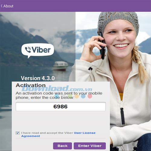 how to open viber without phone number