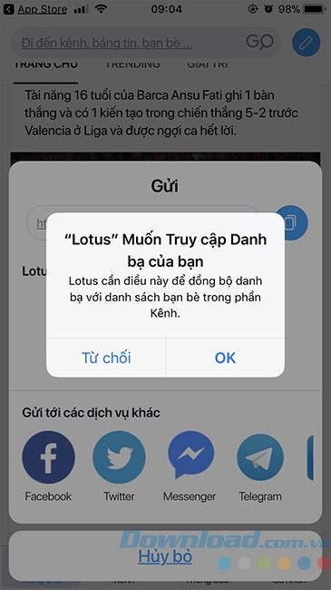 Instructions pour utiliser le réseau social Lotus