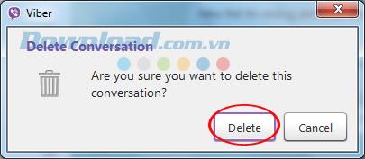 Instructions pour supprimer lhistorique de discussion Viber sur lordinateur