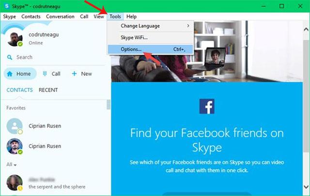 Instructions pour masquer les adresses IP sur Skype