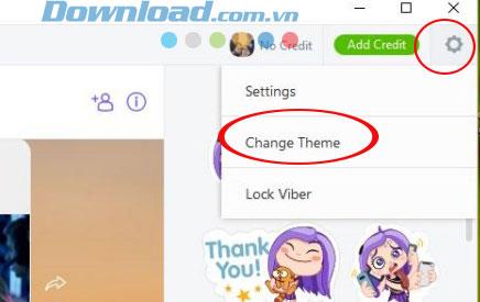 Instructions pour activer le fond décran sombre pour Viber