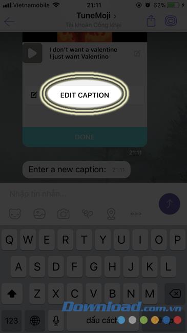 How to create GIF images with music on Viber (TuneMoji)