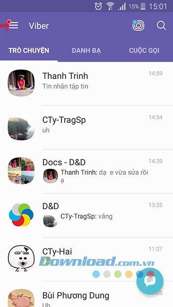 Désactivez le mode de notification, allumez lécran lorsquil y a un message Viber