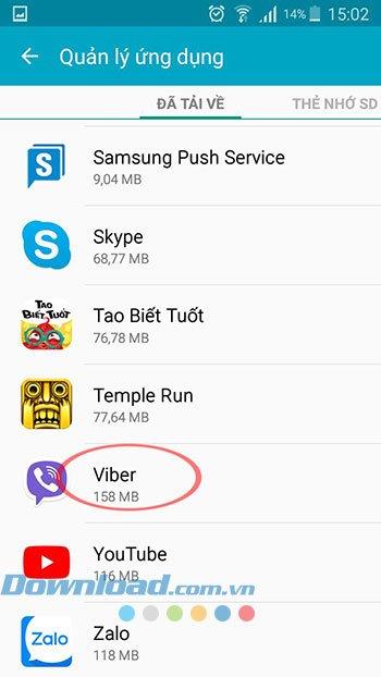 android viber icon not on home screen