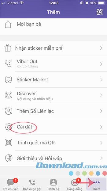 Désactivez le mode de notification, allumez lécran lorsquil y a un message Viber