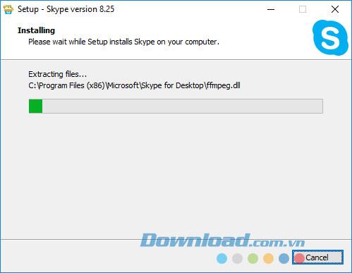 Petunjuk untuk menginstal Skype di komputer Anda