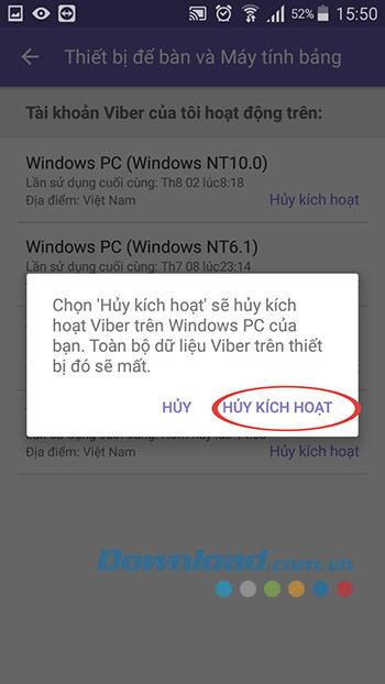 Encrypt messages, hidden chats, logout remotely on Viber 6.0