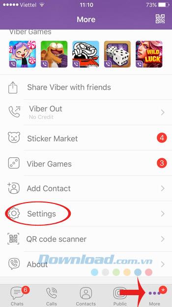 Encrypt messages, hidden chats, logout remotely on Viber 6.0