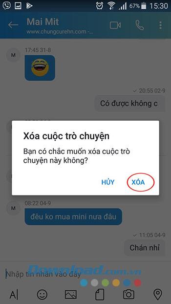 Comment supprimer les messages envoyés sur Skype