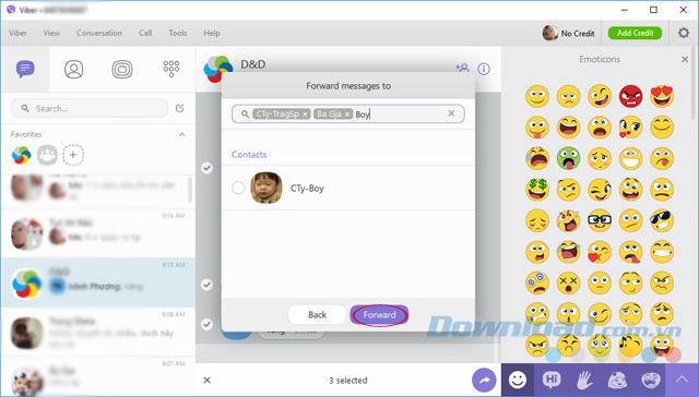 Comment transférer plusieurs messages à plusieurs personnes sur Viber