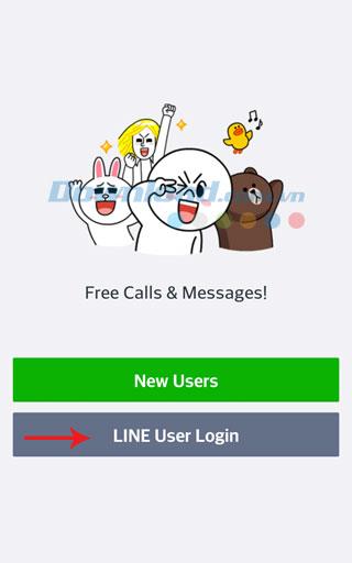 Anweisung zum Registrieren eines LINE-Kontos auf dem Handy
