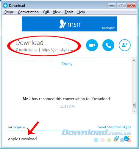 Beberapa perintah digunakan saat mengobrol di Skype
