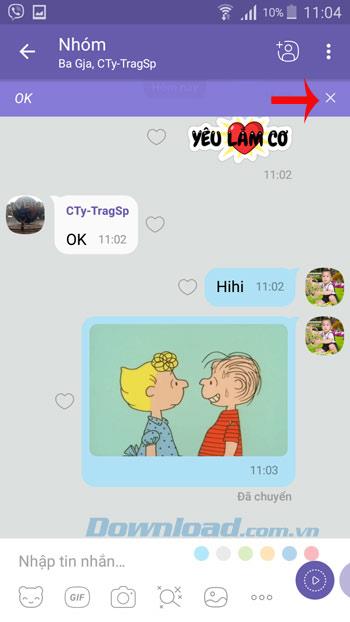 Cómo anclar mensajes en el grupo de chat de Viber