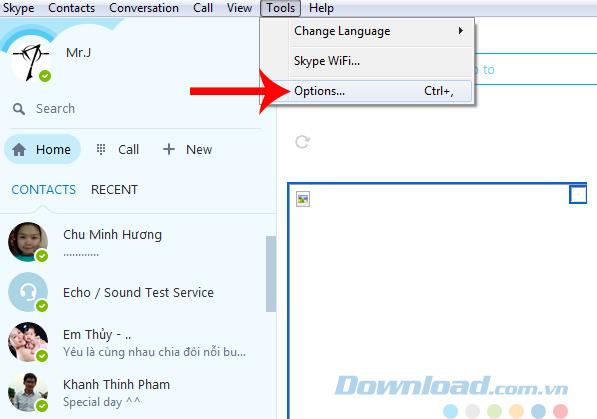 Perbaiki Skype emoticon yang hilang