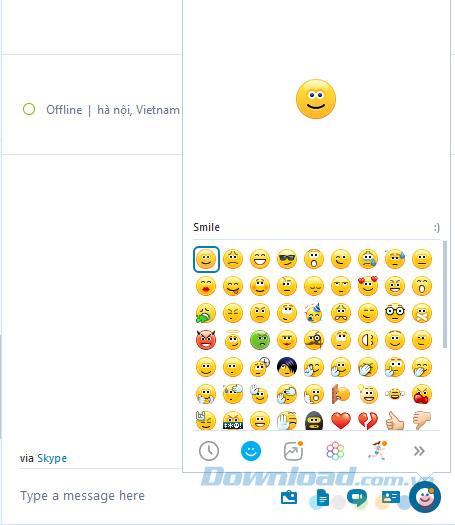 Perbaiki Skype emoticon yang hilang