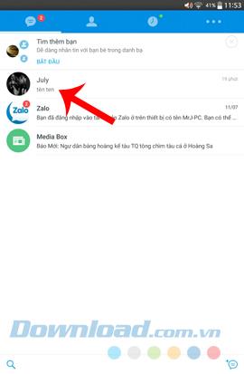 How to block chat notifications Zalo