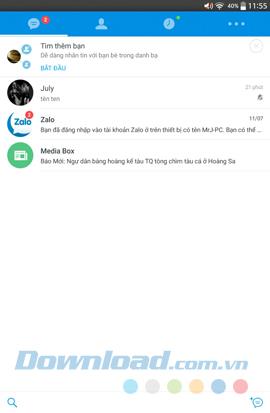 Comment bloquer les notifications de chat Zalo