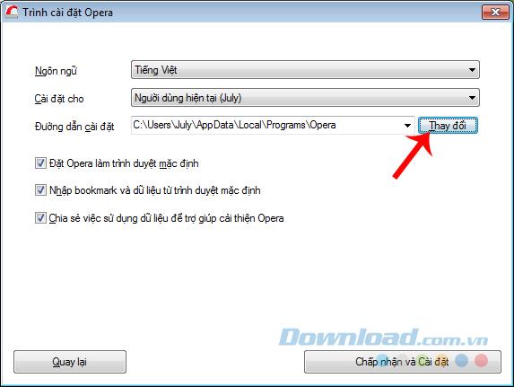 Obrolan WhatsApp dengan Opera