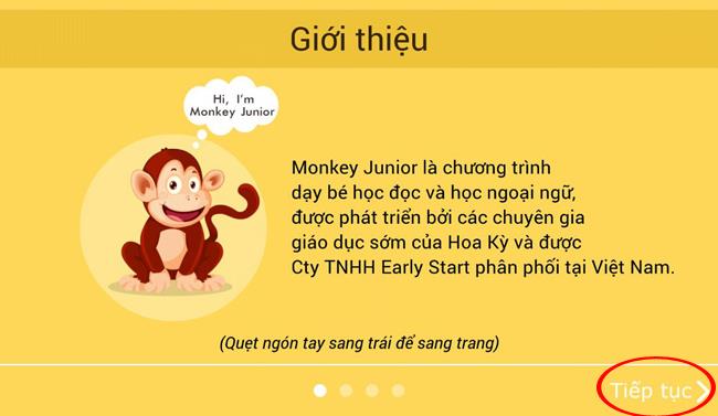 Instructions for using Monkey Junior on phone