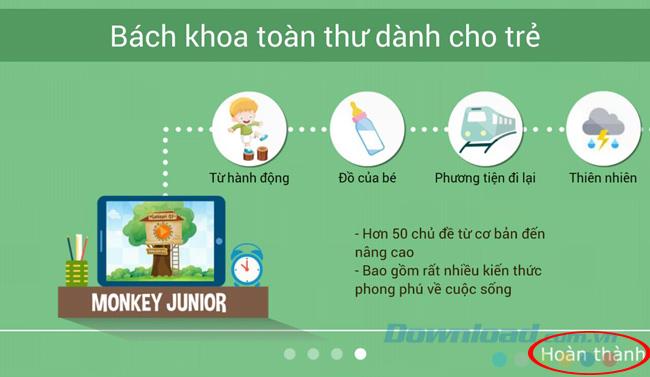 Instructions for using Monkey Junior on phone