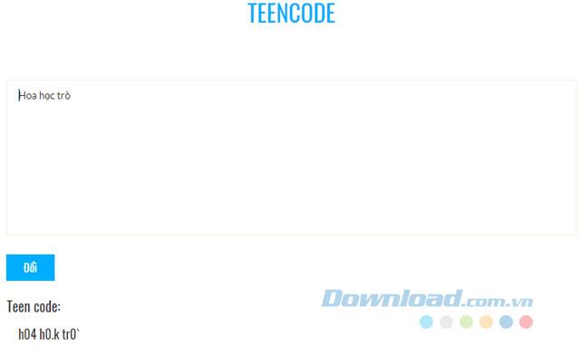 Petunjuk untuk mengonversi bahasa Vietnam ke TeenCode