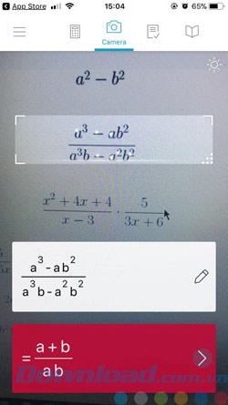 Utilisez PhotoMath pour résoudre des problèmes mathématiques sur votre téléphone