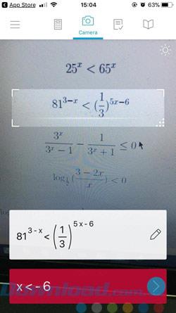 Utilisez PhotoMath pour résoudre des problèmes mathématiques sur votre téléphone