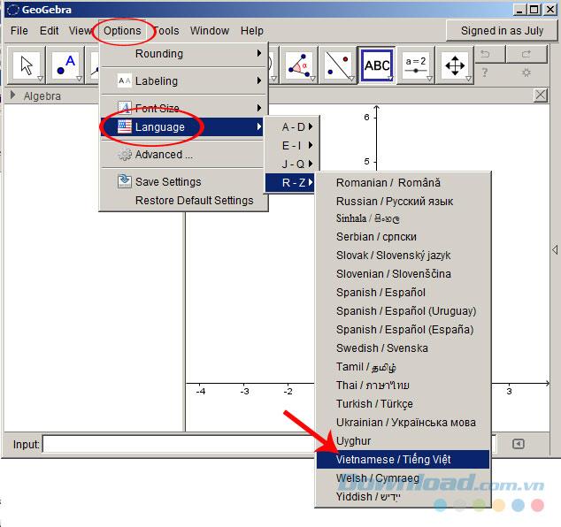 So installieren und verwenden Sie GeoGebra auf Ihrem Computer