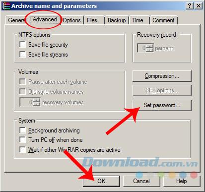 Comment définir un mot de passe pour le fichier compressé avec WinRAR et 7-Zip