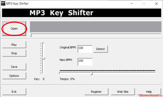 Instructions pour linstallation et lutilisation de MP3 Keyshifter