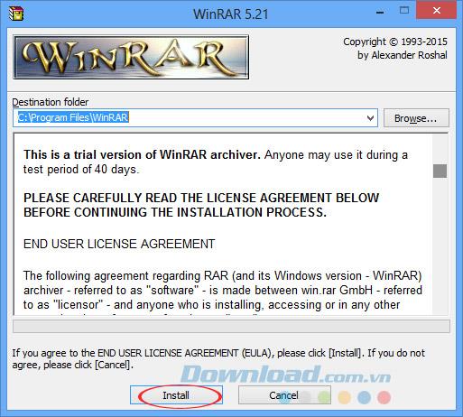 WinRAR را برای فشرده سازی و فشرده سازی داده ها نصب و استفاده کنید