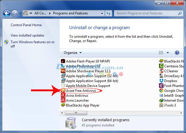 How to completely remove Avast Free Antivirus software