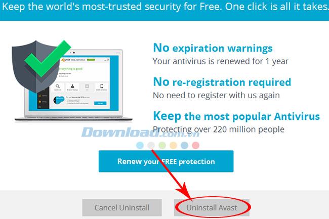 How to completely remove Avast Free Antivirus software