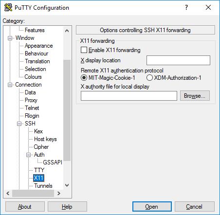 Instructions dutilisation de PuTTY sous Windows