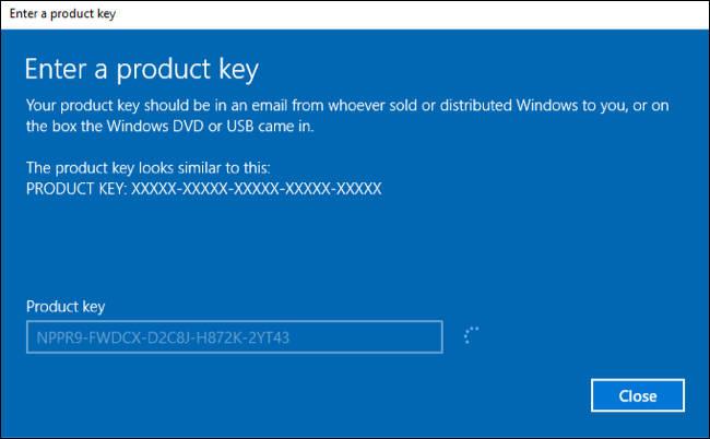 List of default product keys to install Windows 10 versions