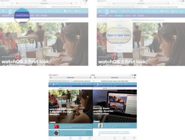 How to open two Safari windows side by side with Split View on iPad