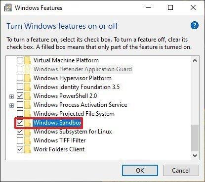 Comment activer et utiliser Windows Sandbox sur Windows 10