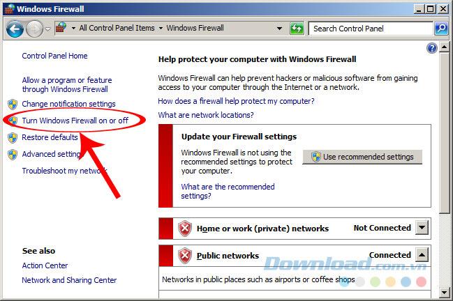 How to turn on, turn off Windows Defender on the computer