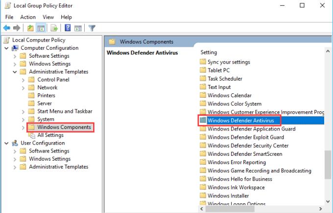 Comment activer, désactiver Windows Defender sur lordinateur