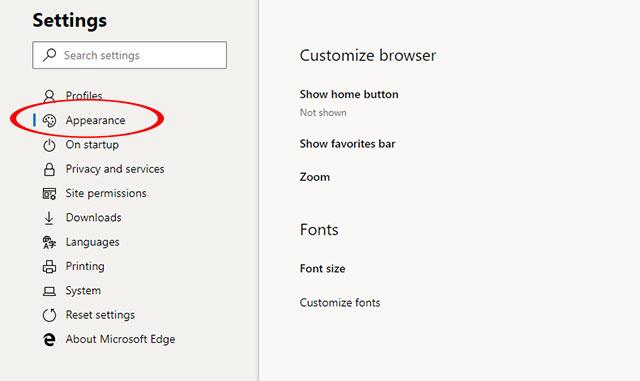 Instructions pour modifier la taille du texte dans le navigateur Microsoft Edge Chromium