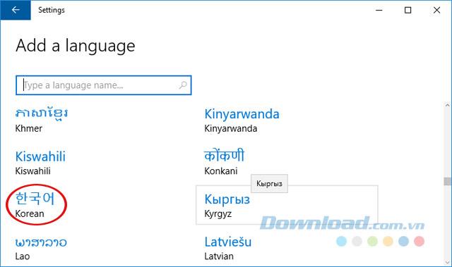 How to change the Vietnamese language for Windows 10