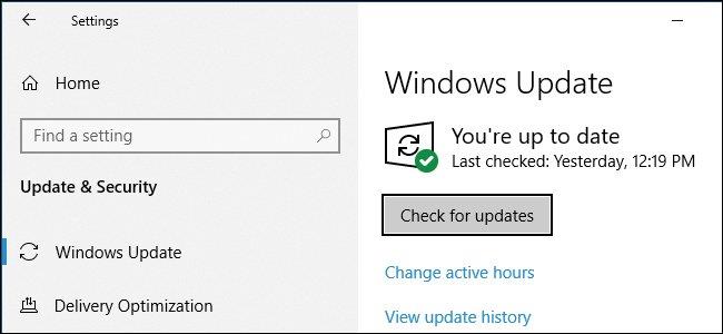 Microsoft prévient: la mise à jour de Windows 10 avec la recherche de mises à jour est une erreur