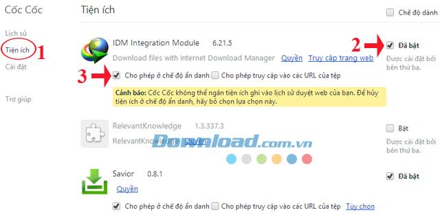 Comment réparer IDM démarre automatiquement le lien de téléchargement sur Coc Coc