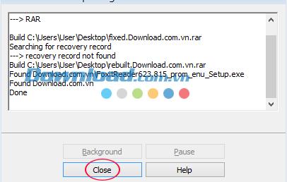 WinRAR ile bozuk sıkıştırılmış dosyalarda veri kurtarma