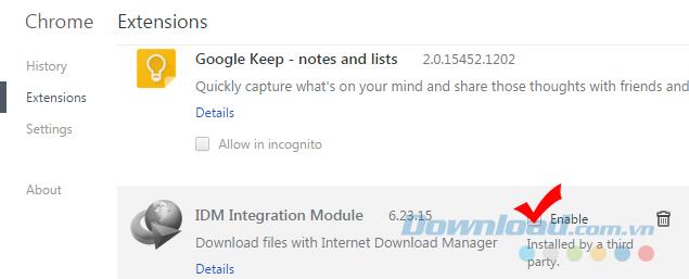 How to turn on and off IDM on Chrome, Firefox, Internet Explorer