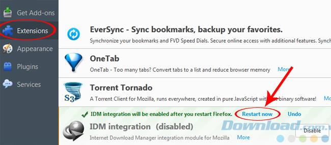 How to turn on and off IDM on Chrome, Firefox, Internet Explorer