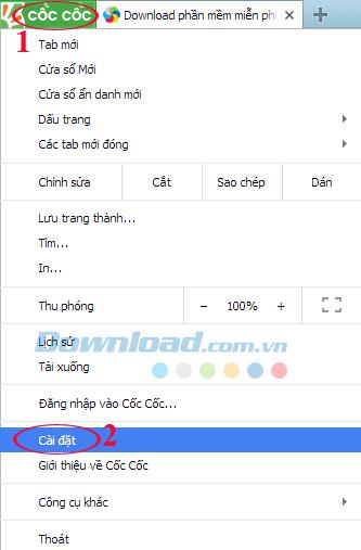 How to capture the entire web page on Cốc Cốc browser